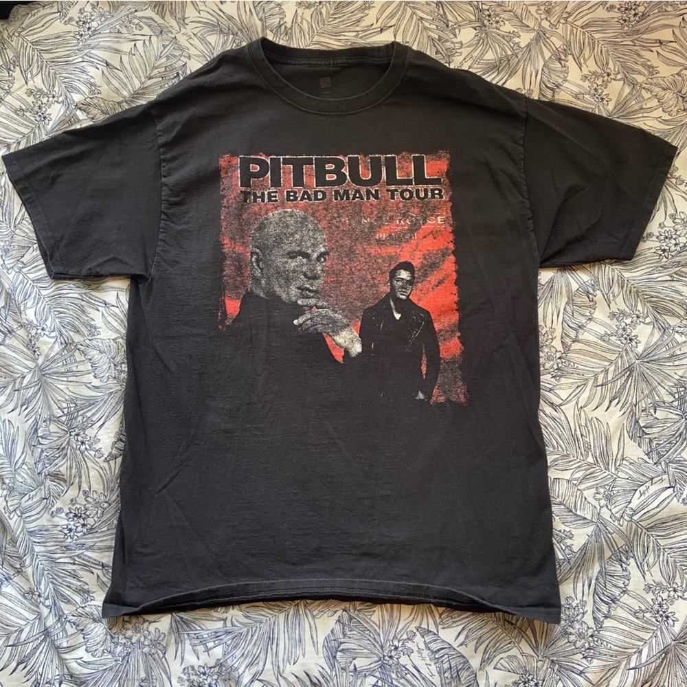 Pitbull Bad Man Tour 2016 T-Shirt